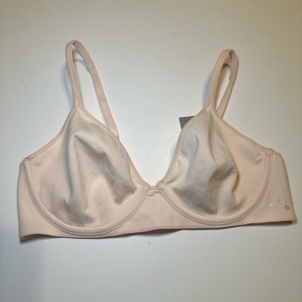 Aerie smoothez lightly lined mesh‎ bra size 36b color pink